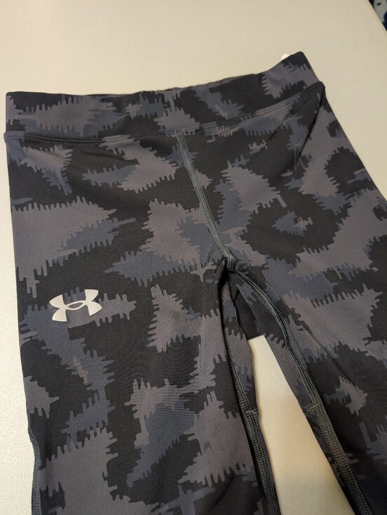 Under Armour Pants - Under Armour black camo leggings, medium